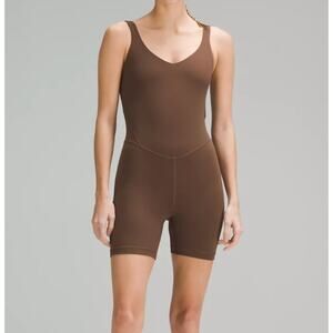 NWT lululemon Align Bodysuit 6" Java
